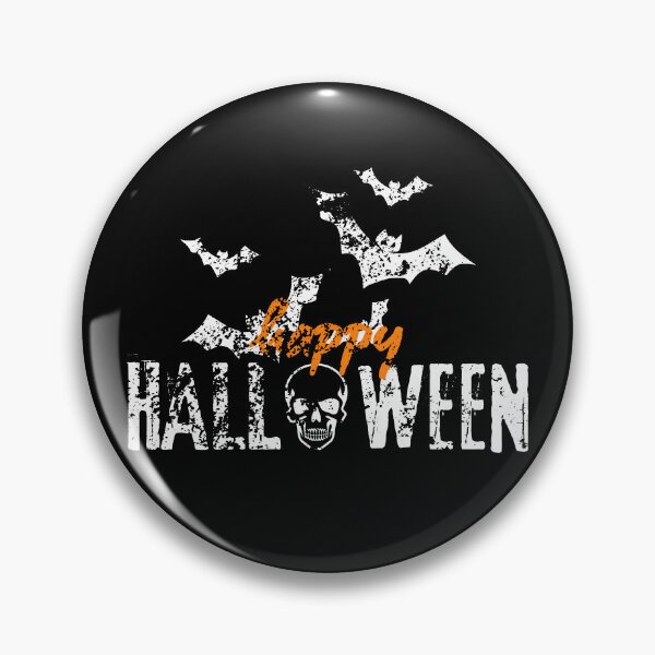 Item preview, Happy Halloween - Skull & Bats: Spooky Halloween Design | white designed and sold by cabana.space.