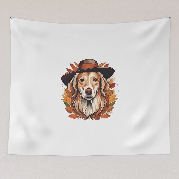 Item preview, Autumn Dog in Hat, funny, dog, hat, gifts, Autumn,  designed and sold by Ewelina  Niemiec.