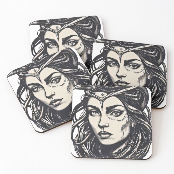 Item preview, Nordic Raven Woman Black Taupe designed and sold by pauloss.