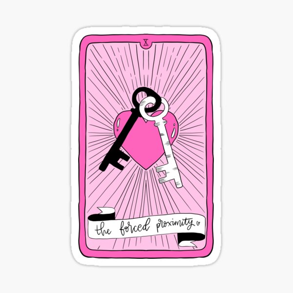 Item preview, Forced Proximity Tarot Card designed and sold by nicreadsndraws.