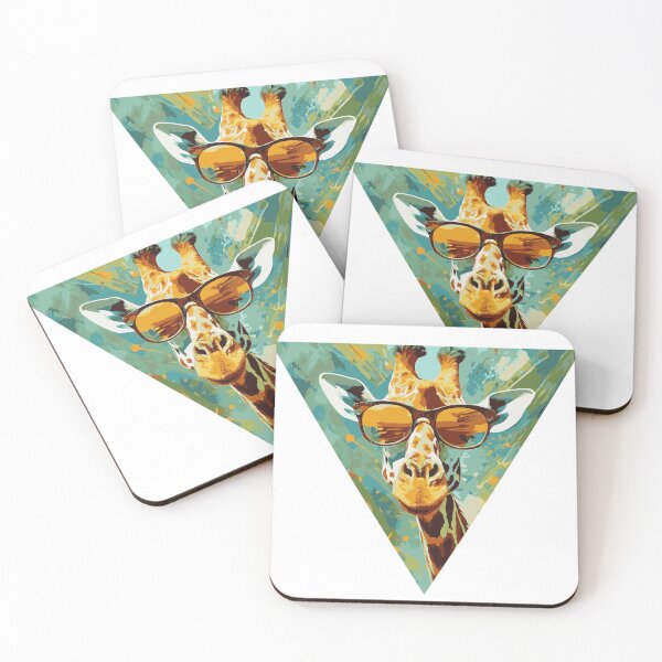 Item preview, Triangular dancing giraffe with sunglasses designed and sold by BysonDesigns.