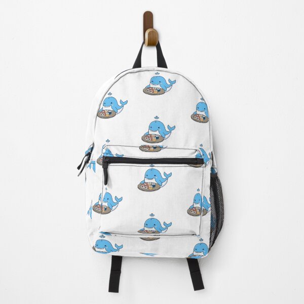 Item preview, Illustration of cute whale holding a sushi platter designed and sold by rasagamastore.