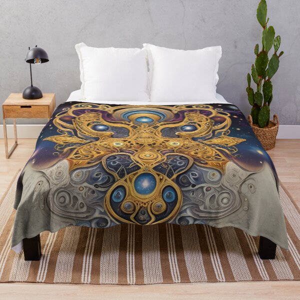 Item preview, Golden Cosmos: Intricate Galactic Patterns designed and sold by FocusedArt.
