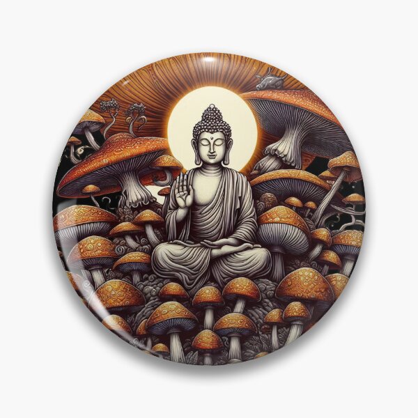 Item preview, Magic Mushroom Buddha designed and sold by Azrora.
