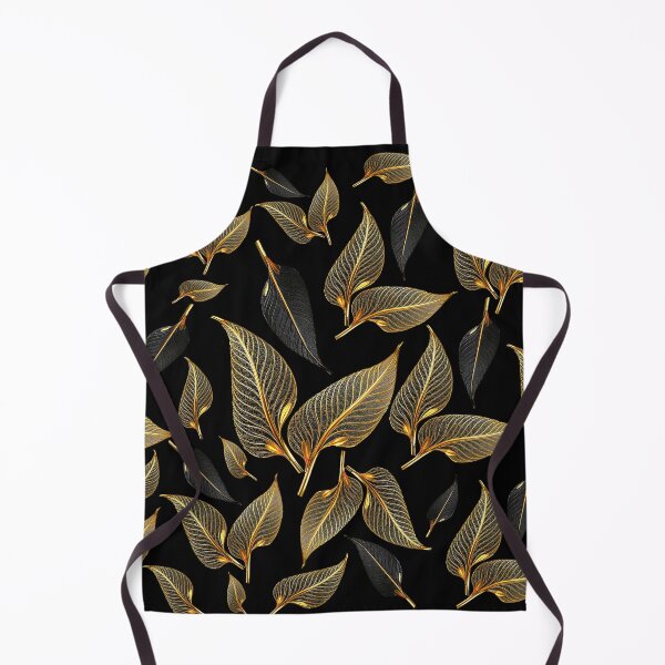 Item preview, Noble golden and black leaves designed and sold by gelibolu.