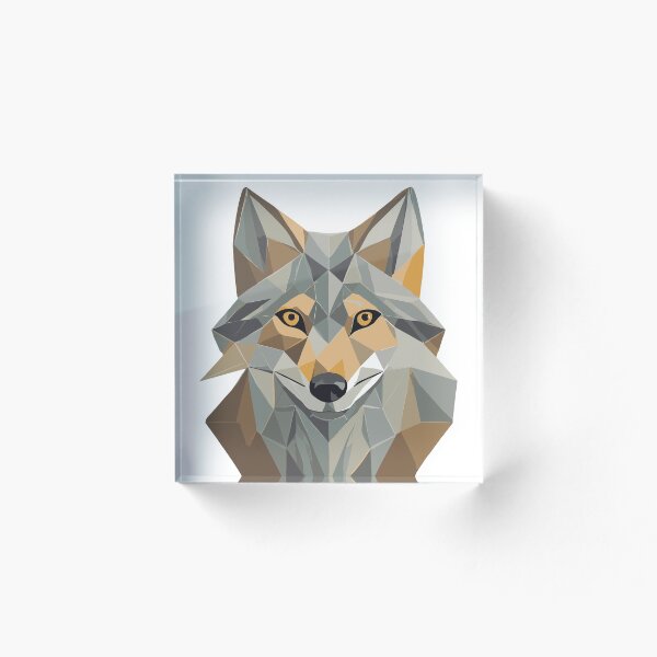 Item preview, Simple wolf face designed and sold by BysonDesigns.