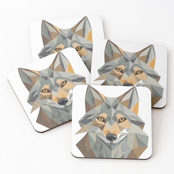 Aperçu de l'œuvre Visage de loup simple créée et vendue par BysonDesigns.