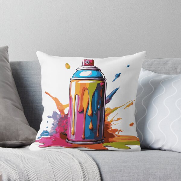 Item preview, Lata de aerosol geométrica: diseño de arte callejero moderno designed and sold by BysonDesigns.
