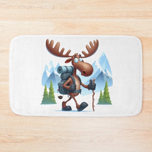 Item preview, Funny Moose Hiker designed and sold by Azrora.