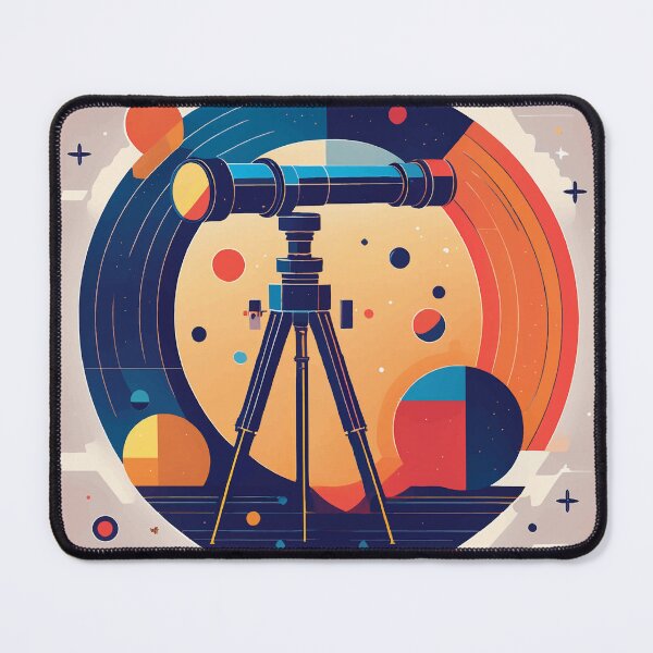 Item preview, Geometric Telescope – Minimalist Science Design designed and sold by BysonDesigns.