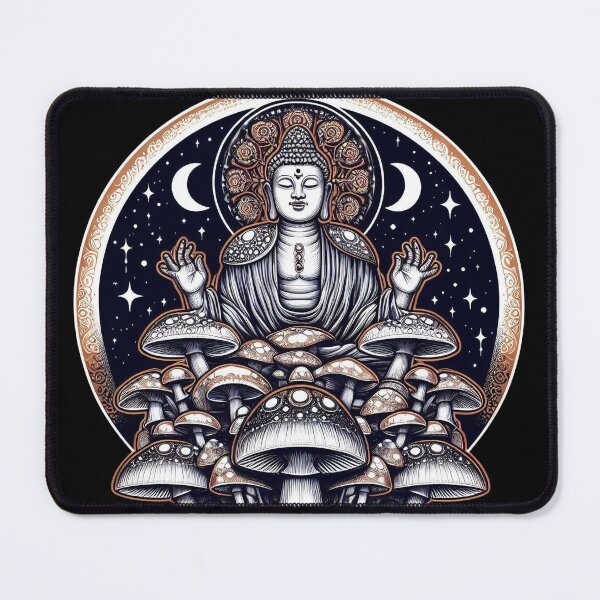 Item preview, Magic Mushroom Buddha designed and sold by Azrora.