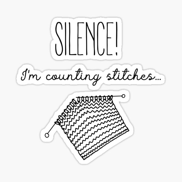 Artikelvorschau, Ich zähle Maschen - für Strickliebhaber entworfen und verkauft von BetweenFictionAndReality.