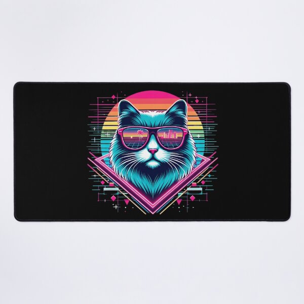 Item preview, Synthwave Kitty designed and sold by pumsquare.