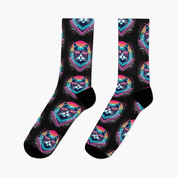 Item preview, Synthwave Kitty designed and sold by pumsquare.