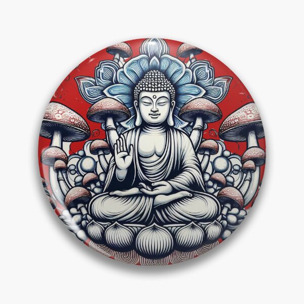 Item preview, Magic Mushroom Buddha designed and sold by Azrora.