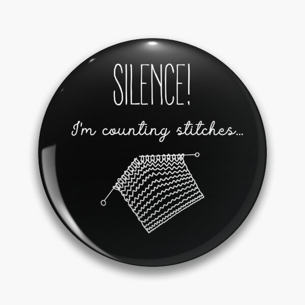 Item preview, I'm Counting Stitches - for a knitting lover in white designed and sold by BetweenFictionAndReality.
