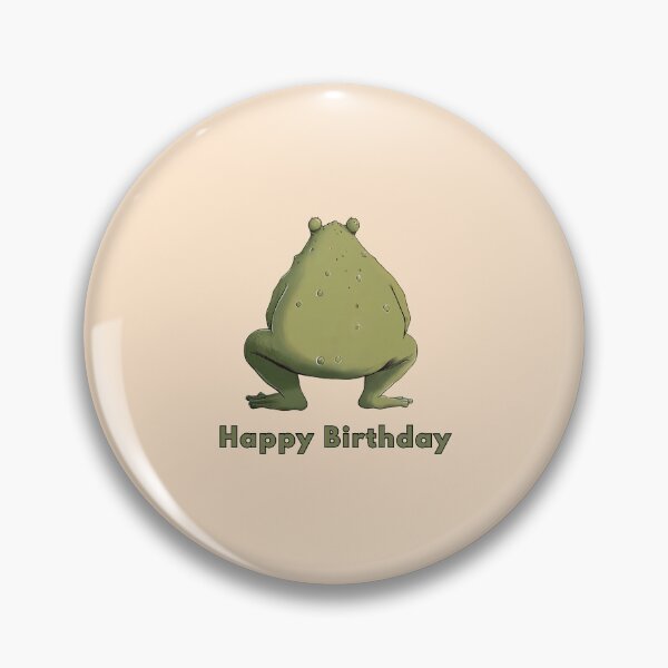 Item preview, Frog Butt, Frog Ass, Frog Butt, Funny, Frog, Meme, Happy Birthday designed and sold by ArtHouseNiklas.