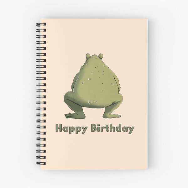 Item preview, Frog Butt, Frog Ass, Frog Butt, Funny, Frog, Meme, Happy Birthday designed and sold by ArtHouseNiklas.