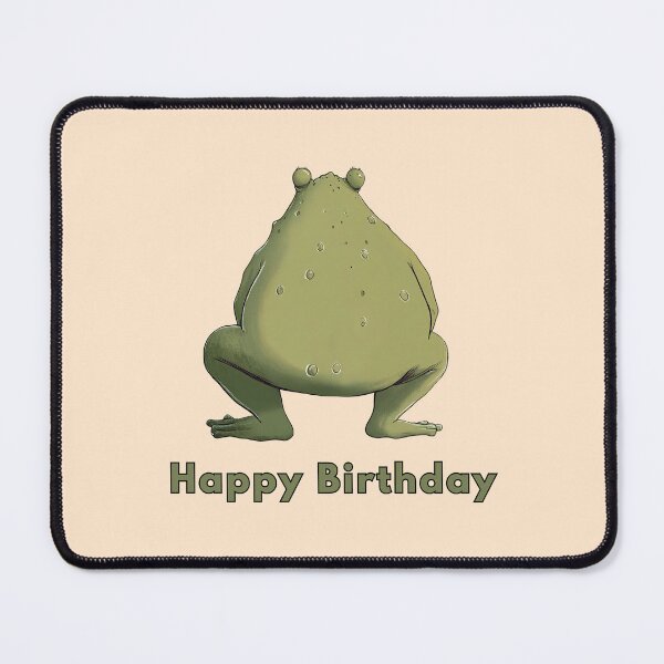 Item preview, Frog Butt, Frog Ass, Frog Butt, Funny, Frog, Meme, Happy Birthday designed and sold by ArtHouseNiklas.