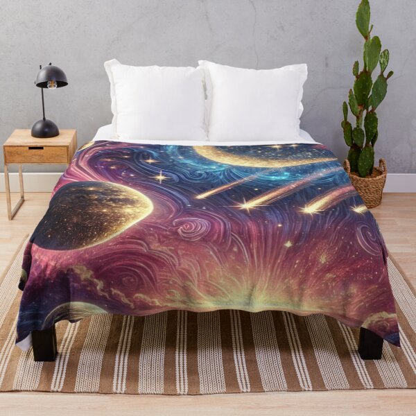 Item preview, Dreamscape with Moons and Stars designed and sold by TeslaSt0re.