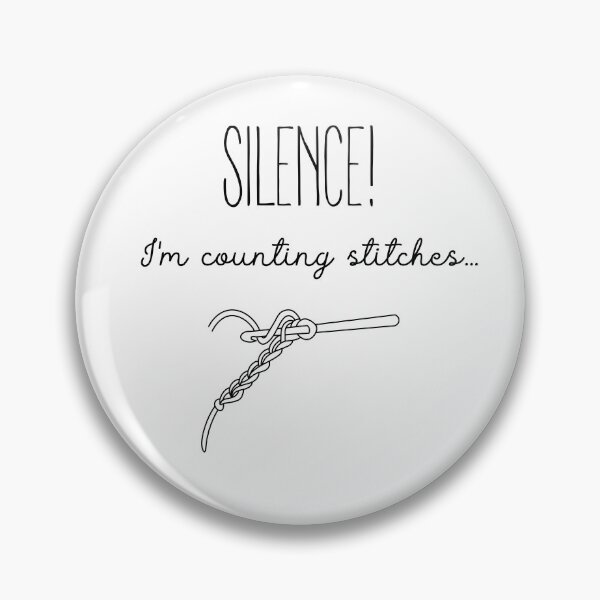Item preview, I'm Counting Stitches - for a crocheting lover designed and sold by BetweenFictionAndReality.