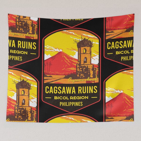 Item preview, Cagsawa Ruins Philippines designed and sold by JordanHolmes.
