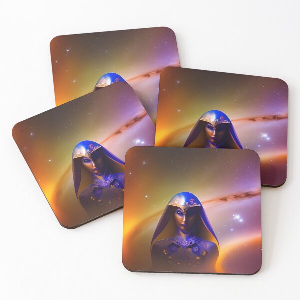 Item preview, Prismatic Alien Woman Lurking in the Shadows designed and sold by stine1.