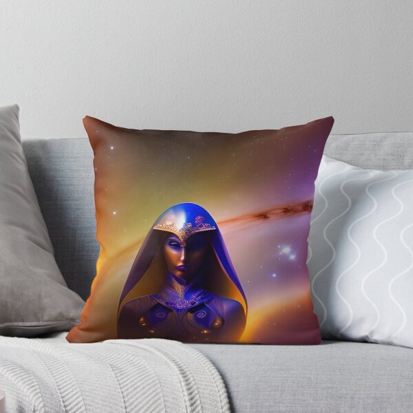 Aperçu de l'œuvre Une femme extraterrestre prismatique se cache dans l'ombre créée et vendue par stine1.