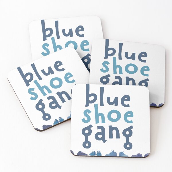 Item preview, The Marvellous Mullabaloos Blue Shoe Gang Print designed and sold by jamessismanes.