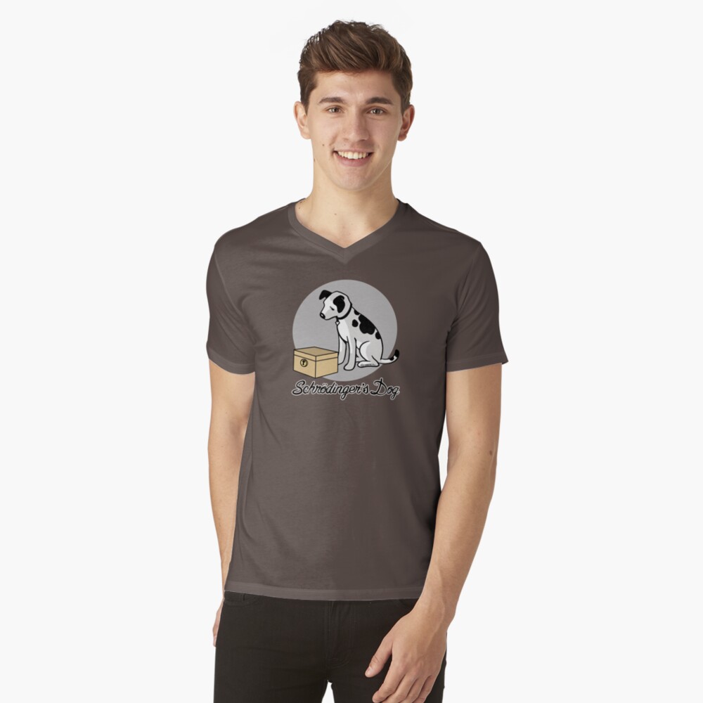 Vista previa del artículo con la obra «Camiseta de cuello en V», diseñado y vendido por Sintes.