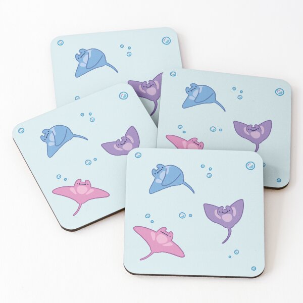 Item preview, Colored Manta Rays designed and sold by Tegyot.