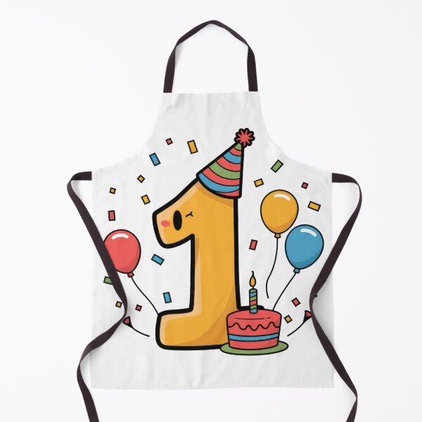 Item preview, First Birthday Celebration Cartoon Illustration designed and sold by ImagineCorner.
