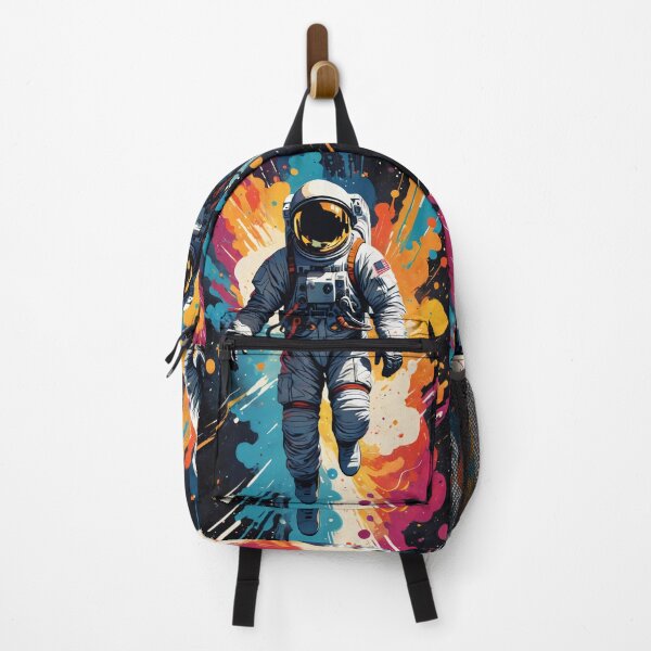 Item preview, Vibrant Astronaut Floating in Space Ink Splash designed and sold by ByteyCreatives.