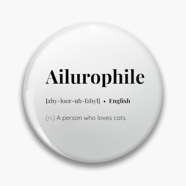 Item preview, Ailurophile English word meaning  designed and sold by SimplyMots.