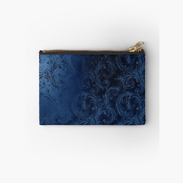 Item preview, Faux Blue Velvet Swirls designed and sold by bloomingvine.