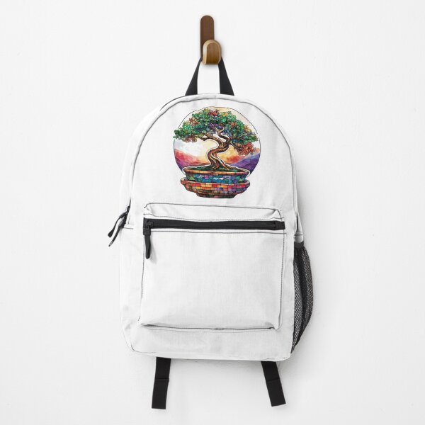Item preview, Stained glass bonsai tree sticker designed and sold by SmileshareShop.