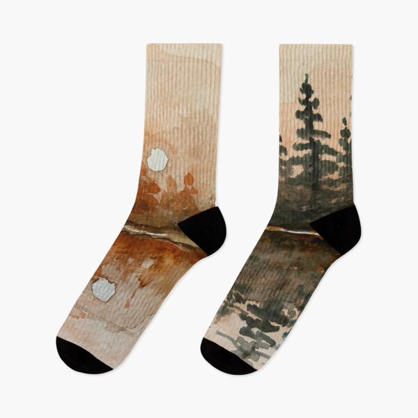 Item preview, Watercolor Landscape Sunset designed and sold by TheArtCave.