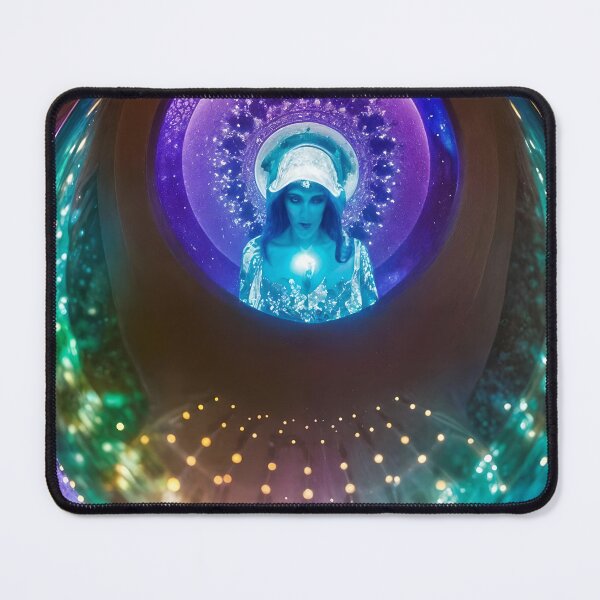 Item preview, Prismatic Alien Woman Lurking in the Shadows designed and sold by stine1.