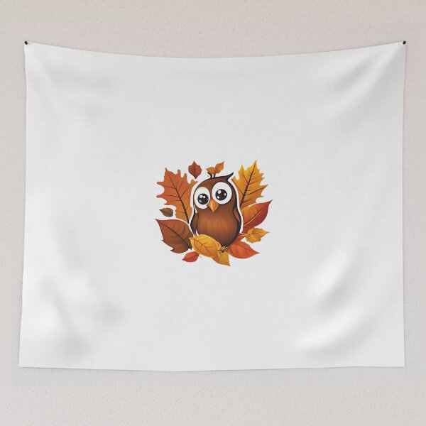Item preview, Autumn Owl, funny, gifts, Autumn,  designed and sold by Ewelina  Niemiec.