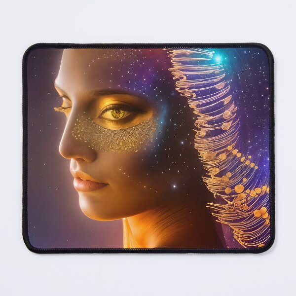 Item preview, Golden Prismatic Alien Woman designed and sold by stine1.