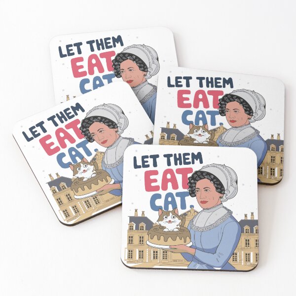 Item preview, Kamala Harris: Let them eat cat! No wonder cats are for Trump! designed and sold by RedPilled Apparel.