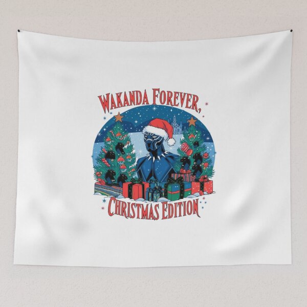 Item preview, Merry Christmas from Wakanda: Exclusive Holiday Tee designed and sold by Mfondie2424.