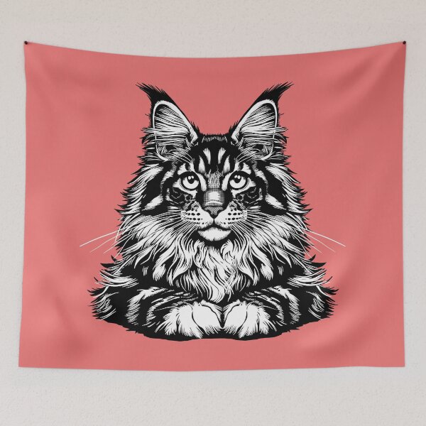 Item preview, The Maine Coon Cat designed and sold by rogue-design.