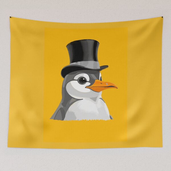 Item preview, Sophisticated Penguin designed and sold by Wrabbitheart.