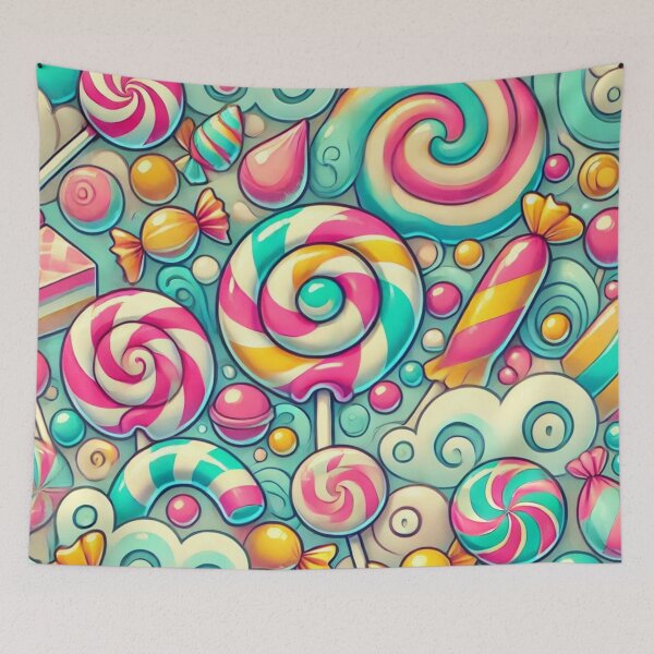 Item preview, Candyland Fantasy with Colorful Sweets designed and sold by TeslaSt0re.