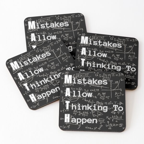 Item preview, Math Mistakes Allow Thinking To Happen designed and sold by nanka-art.