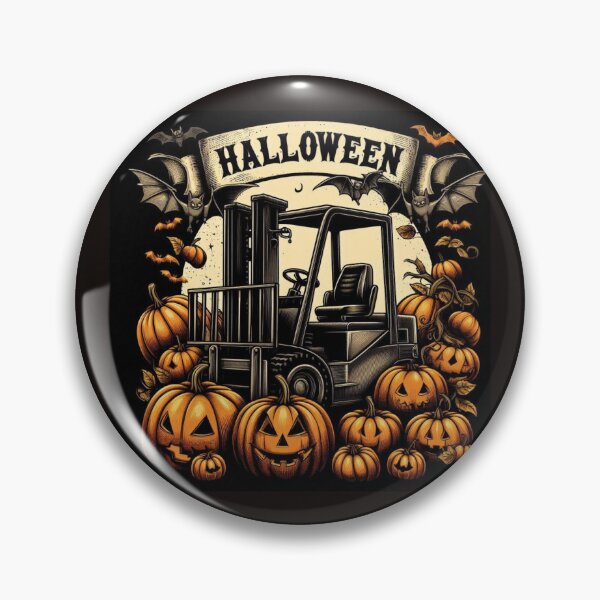Artikelvorschau, Gabelstapler bereit für Halloween entworfen und verkauft von RetroNibylander.