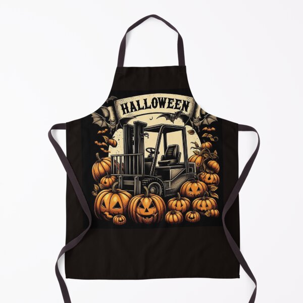 Artikelvorschau, Gabelstapler bereit für Halloween entworfen und verkauft von RetroNibylander.
