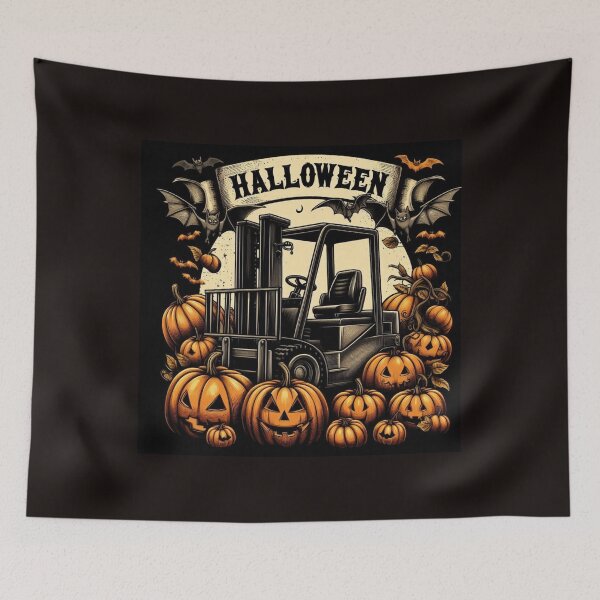 Item preview, Forklift truck ready for Halloween designed and sold by RetroNibylander.