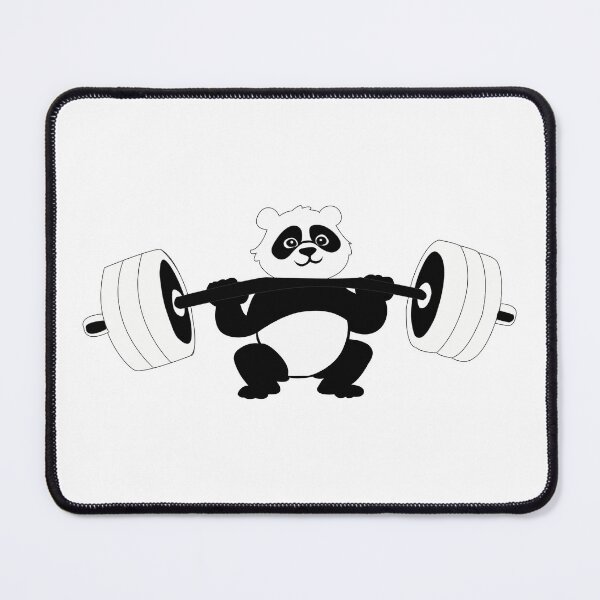 Item preview, Strong Panda Powerlifting Design – Motivational Fitness Graphic designed and sold by Hajuji.